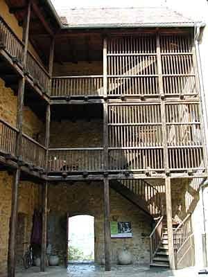 Reconstructed Wooden Staircase