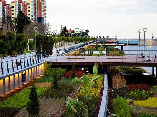 Vibrant Promenade Walk