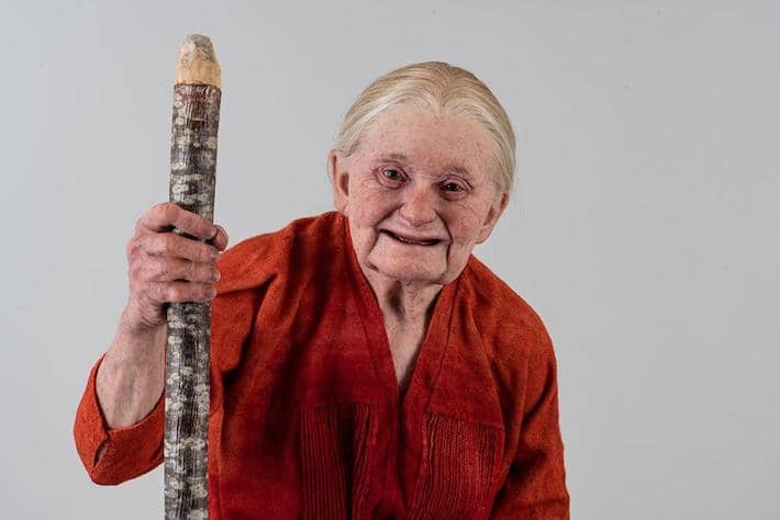 Recreated Medieval Woman 'Tora'