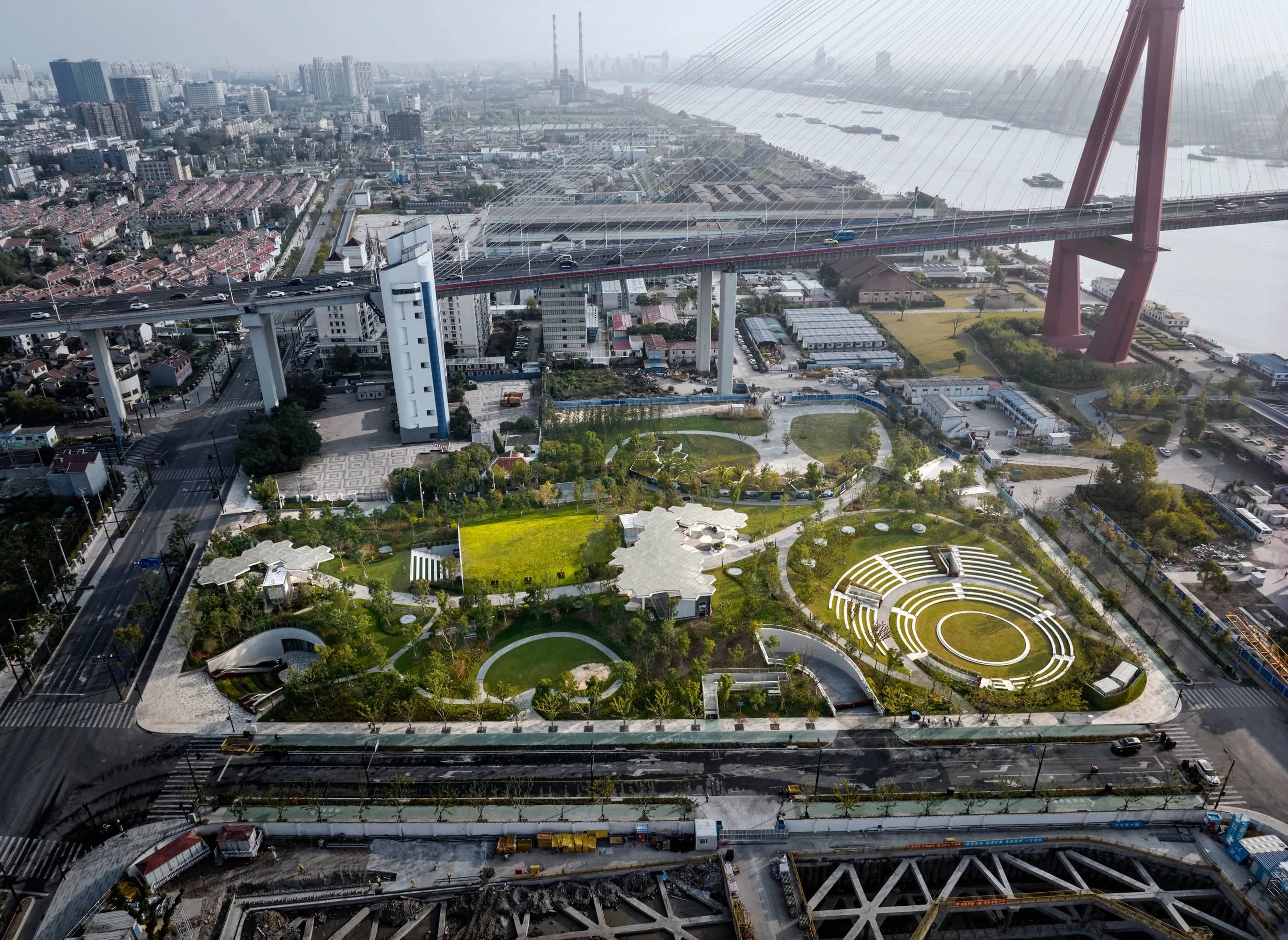 Yangpu Bridge Park Views