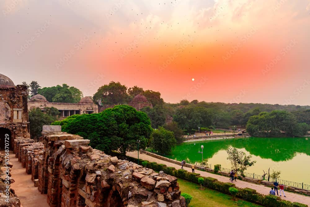 The Royal Tank (Hauz Khas Lake)