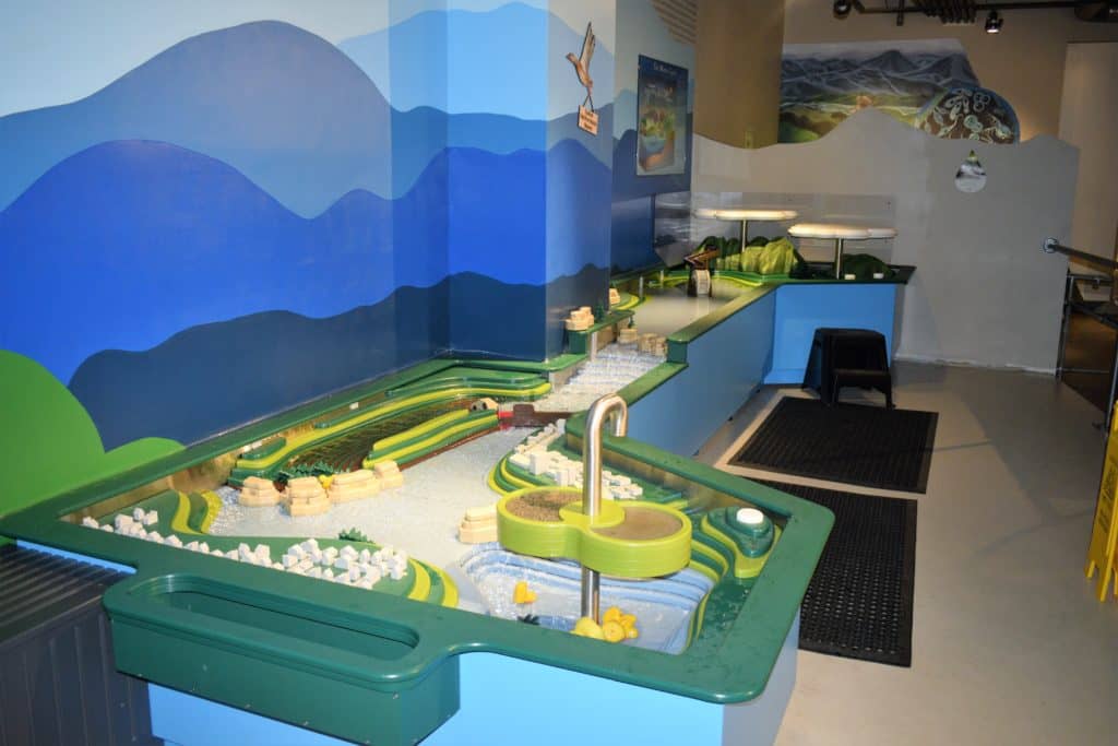 French Broad River Water Exhibit