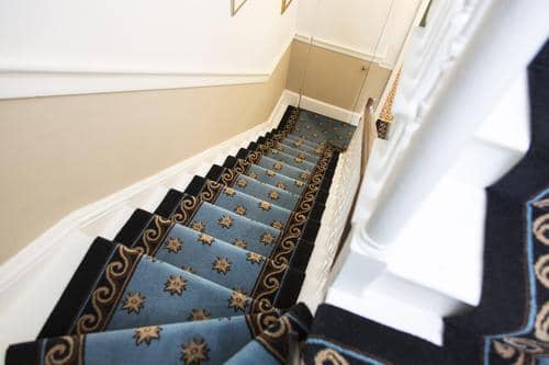 Star Carpeted Stairs