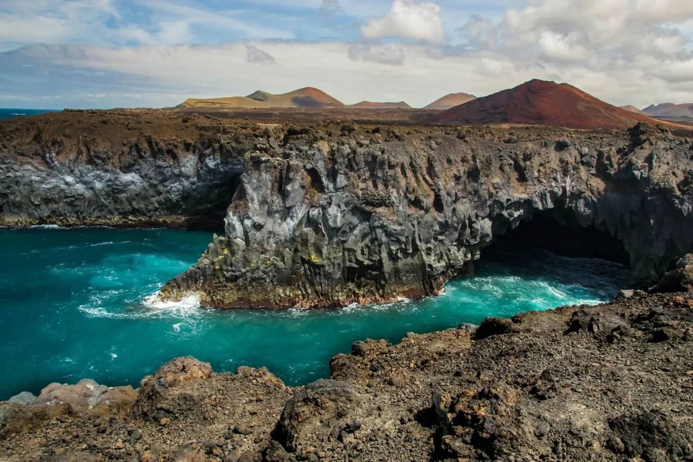 Dramatic Volcanic Coastline