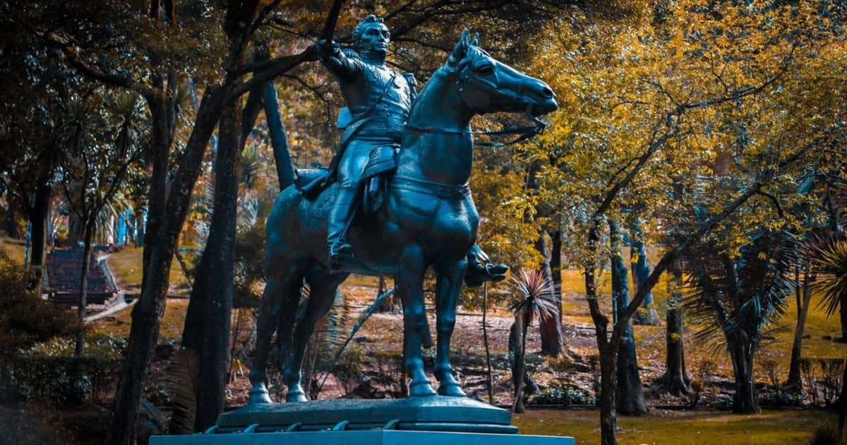 Statues and Greenery