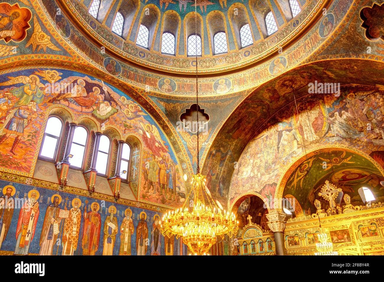 Vivid Interior Frescoes