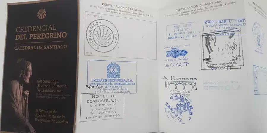 Pilgrim's Passport Stamp
