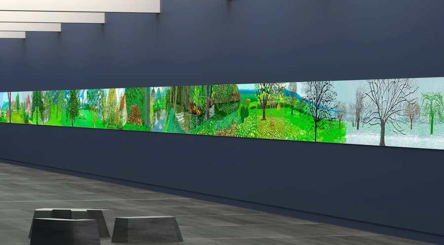 David Hockney's 'A Year in Normandy'