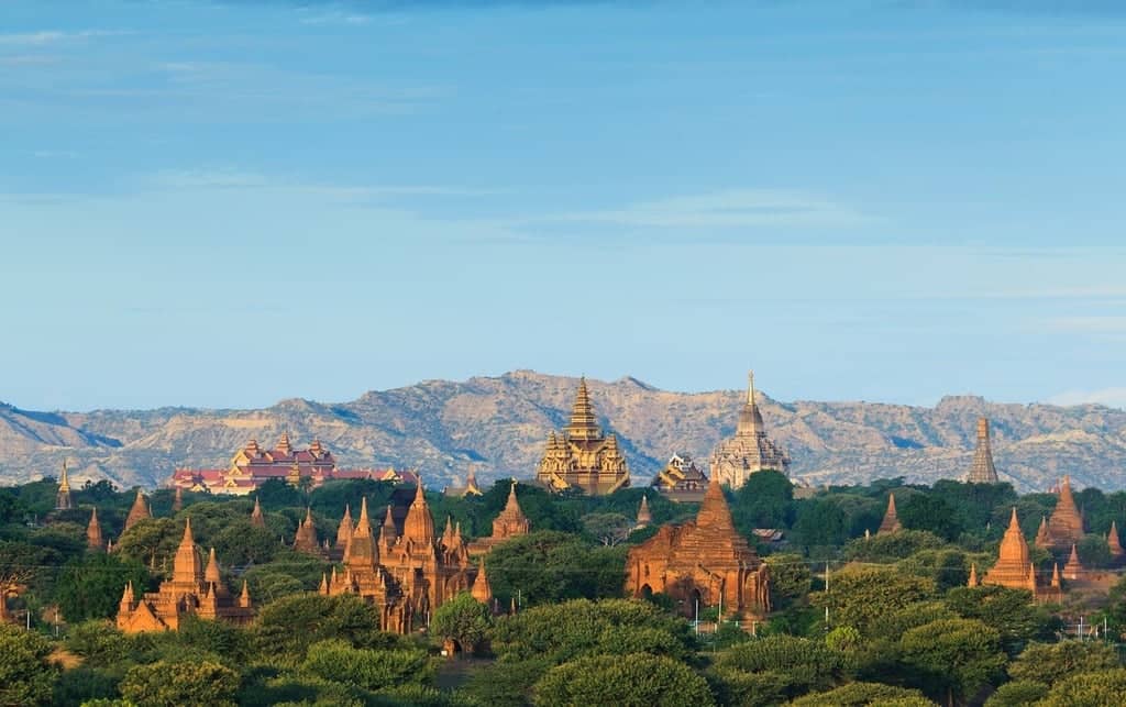 Panoramic Pagoda Field