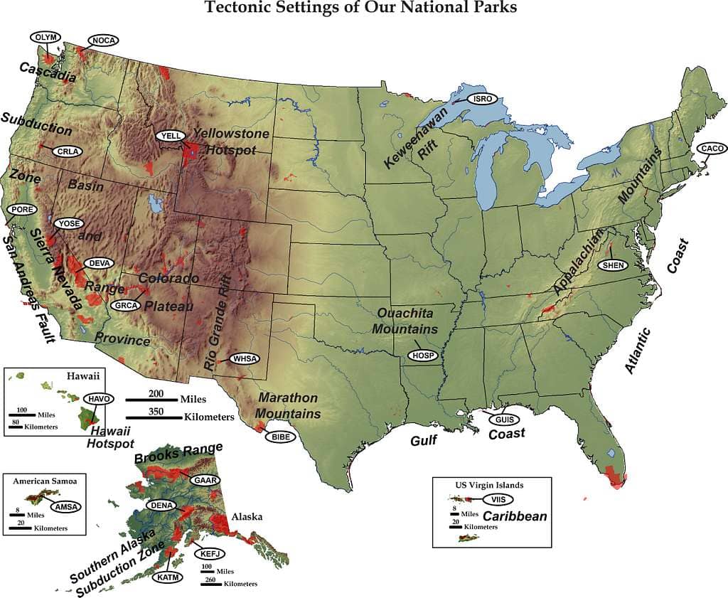 All National Parks Display