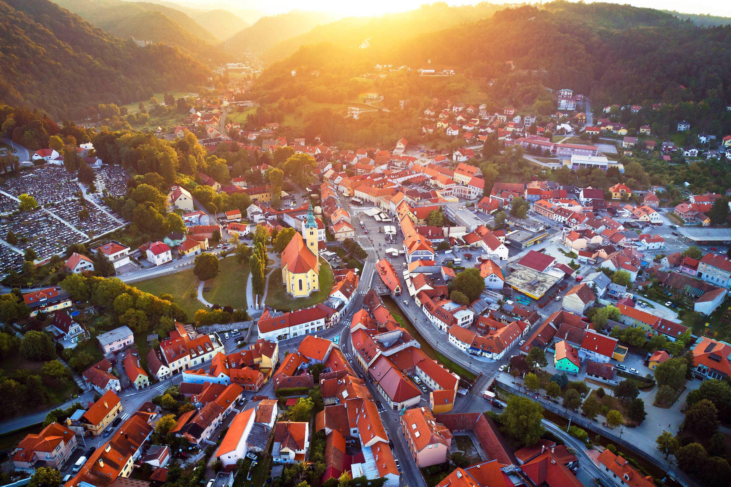 Panoramic Town Views