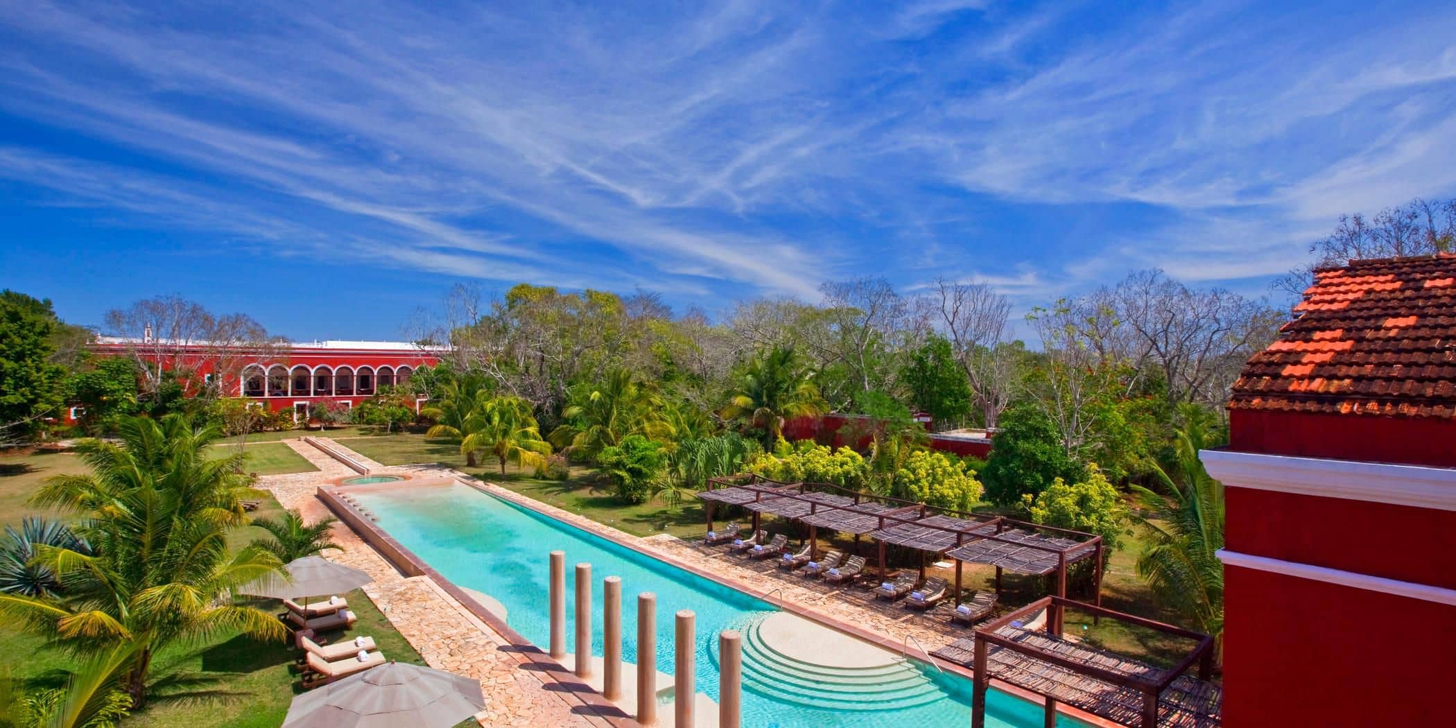 Serene Poolside Ambiance
