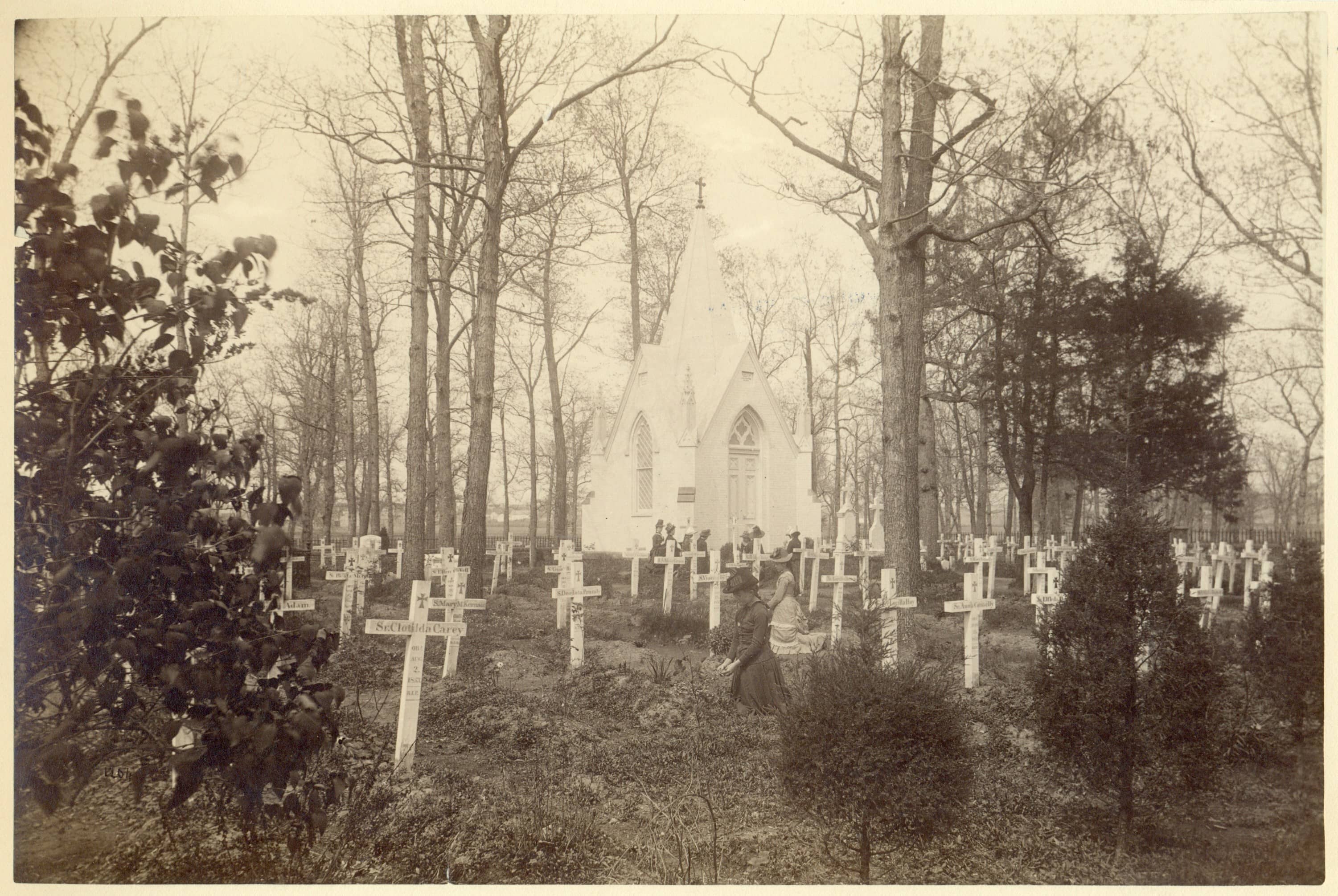 Well-Maintained Cemetery