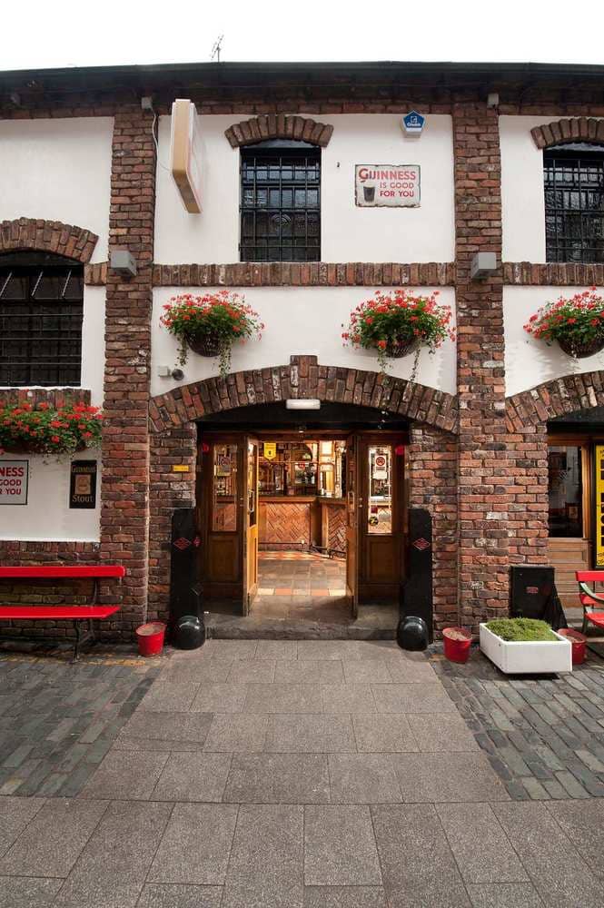 Cobbled Alley Entrance