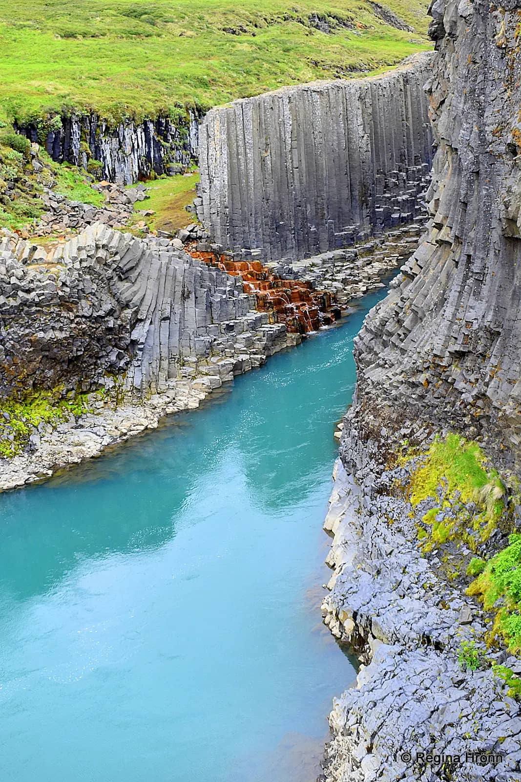 Turquoise Glacial River