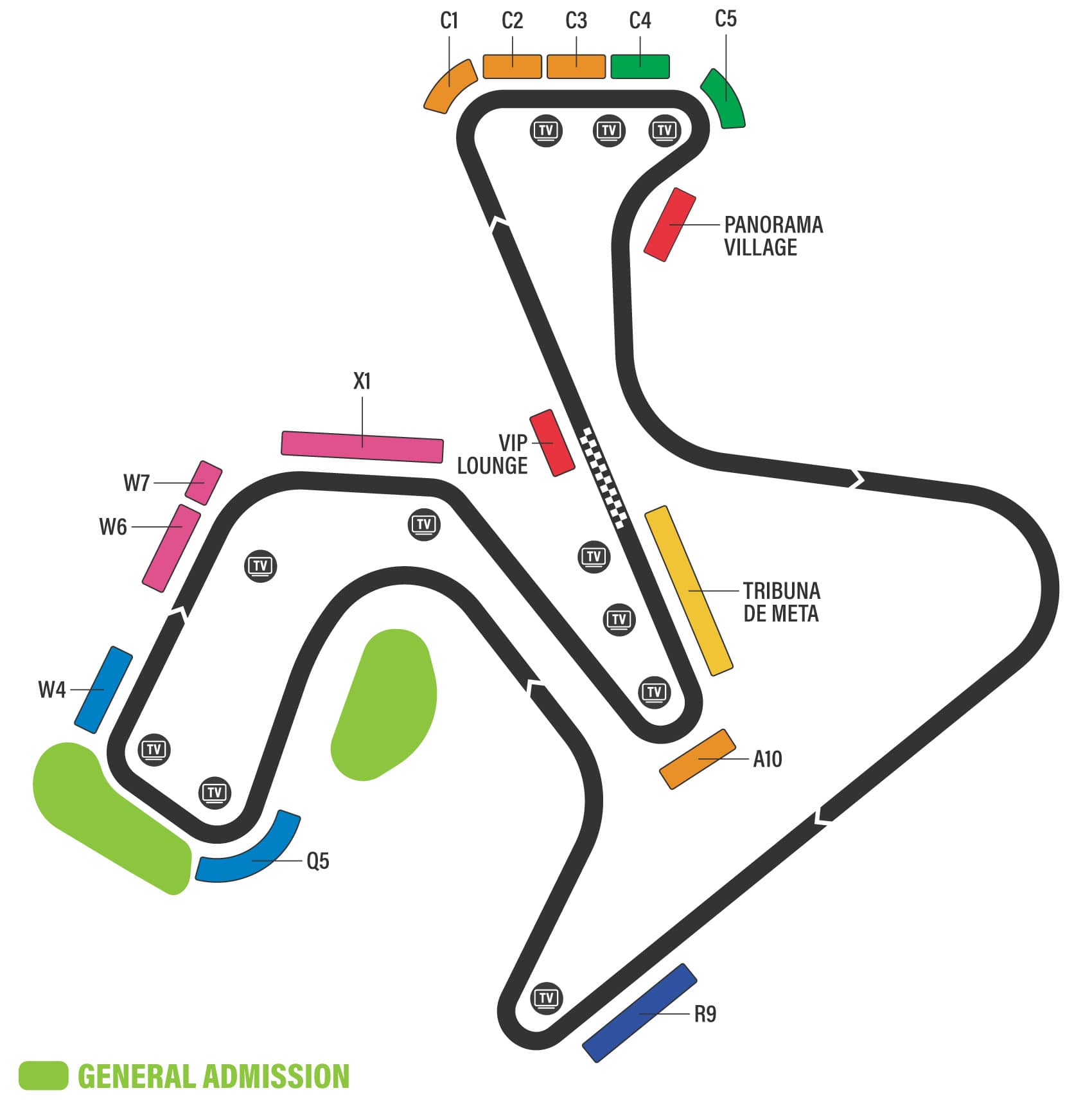 Tribuna X Grandstand