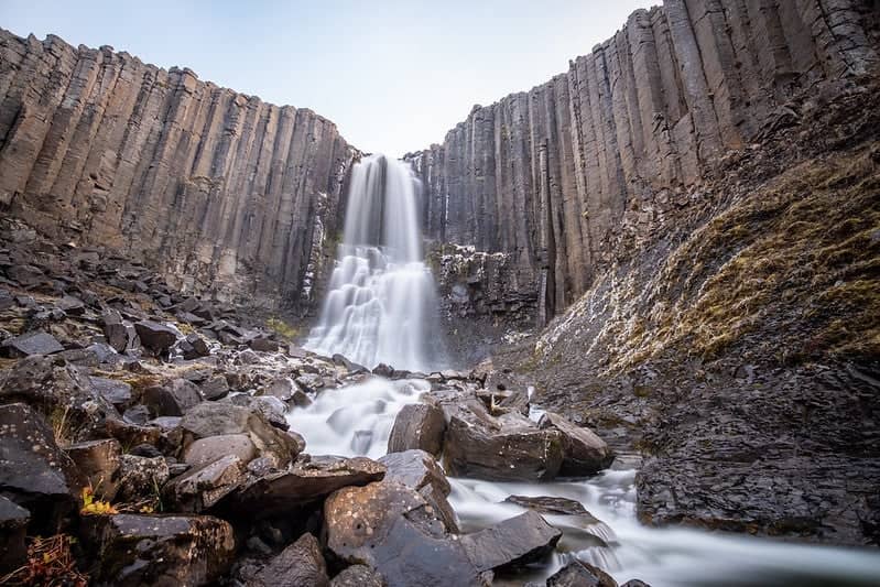 Stuðlafoss Waterfall