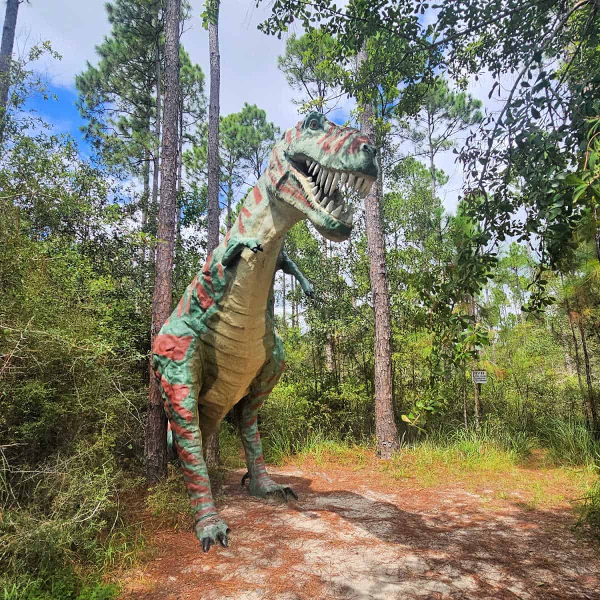 Dinosaurs in the Woods