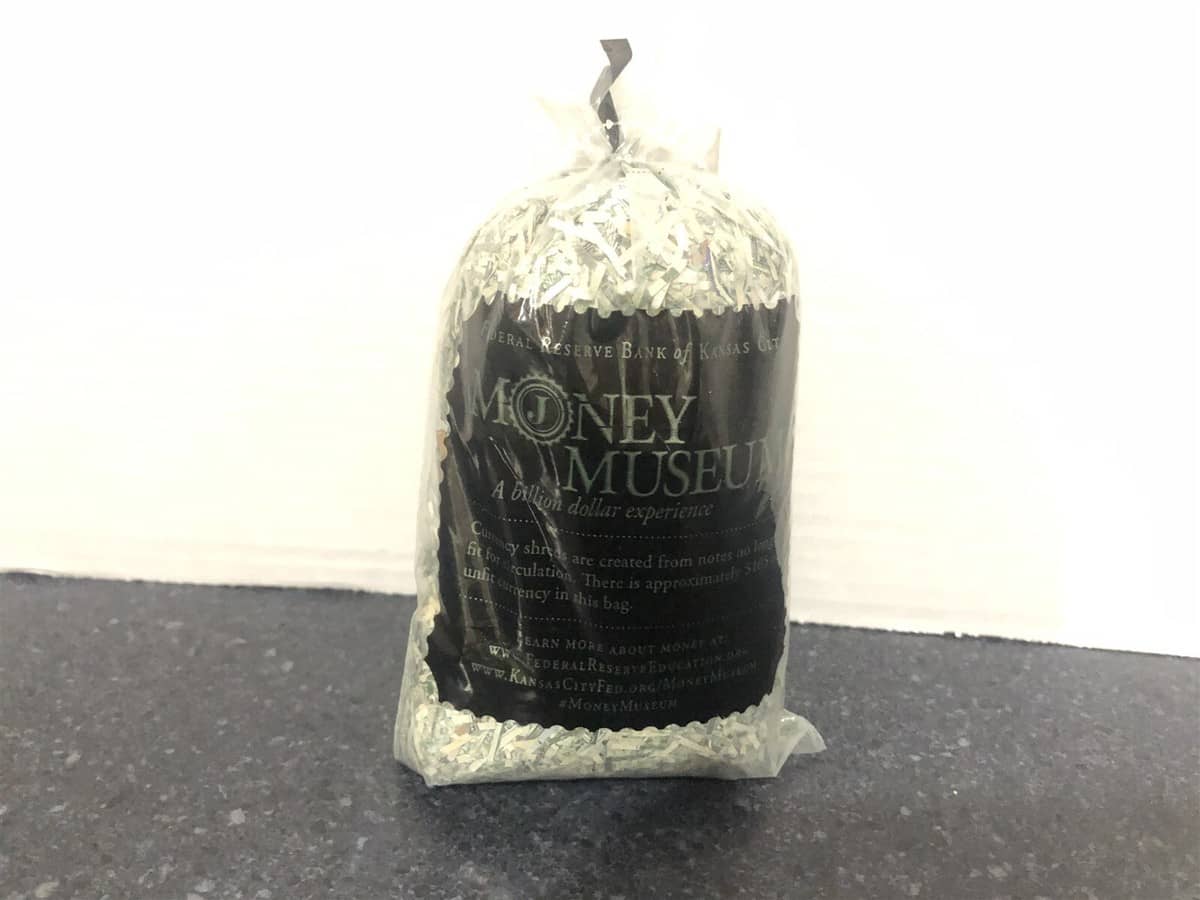Shredded Money Souvenir