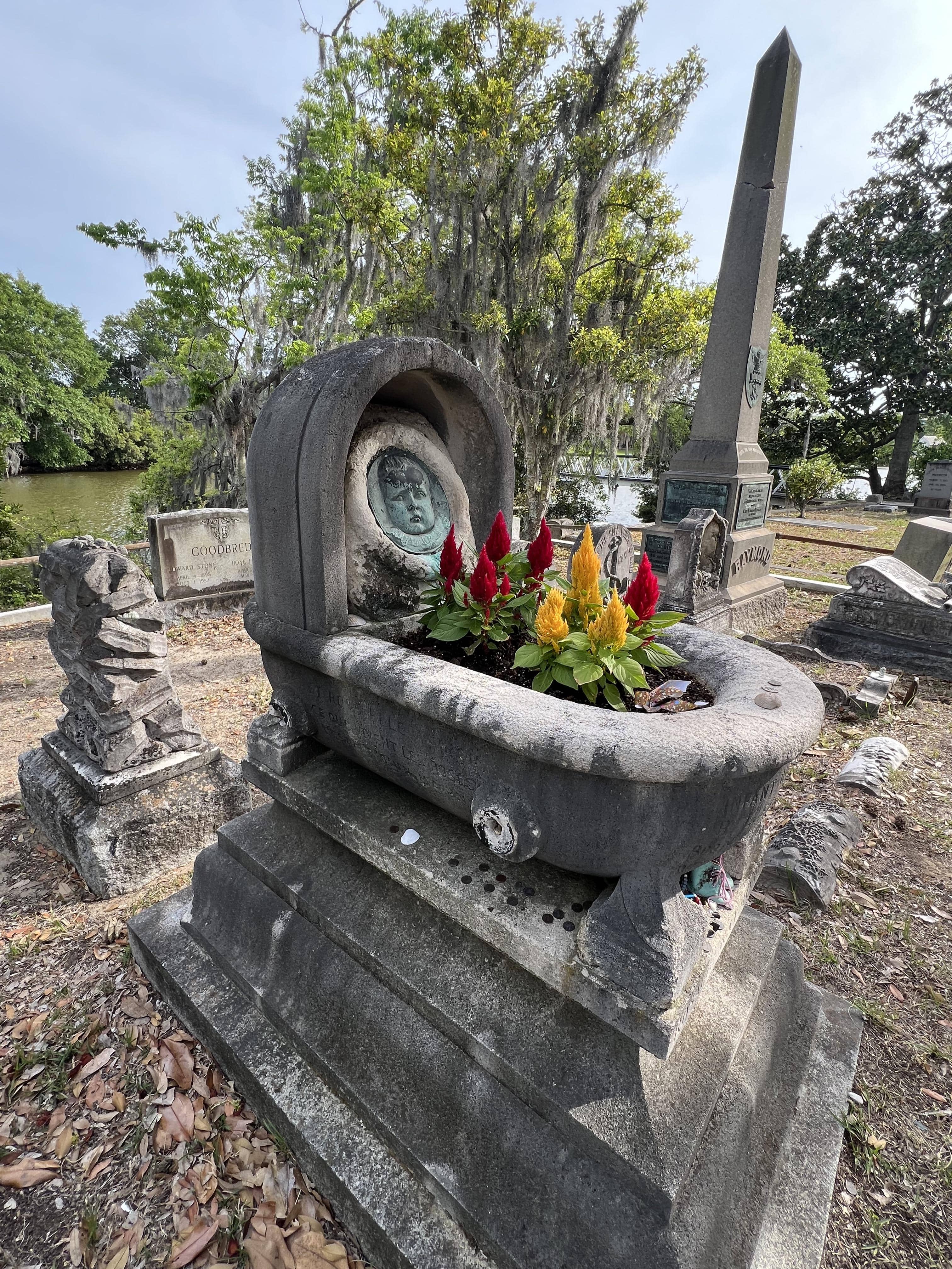 Rosalie Raymond White Cradle Tomb