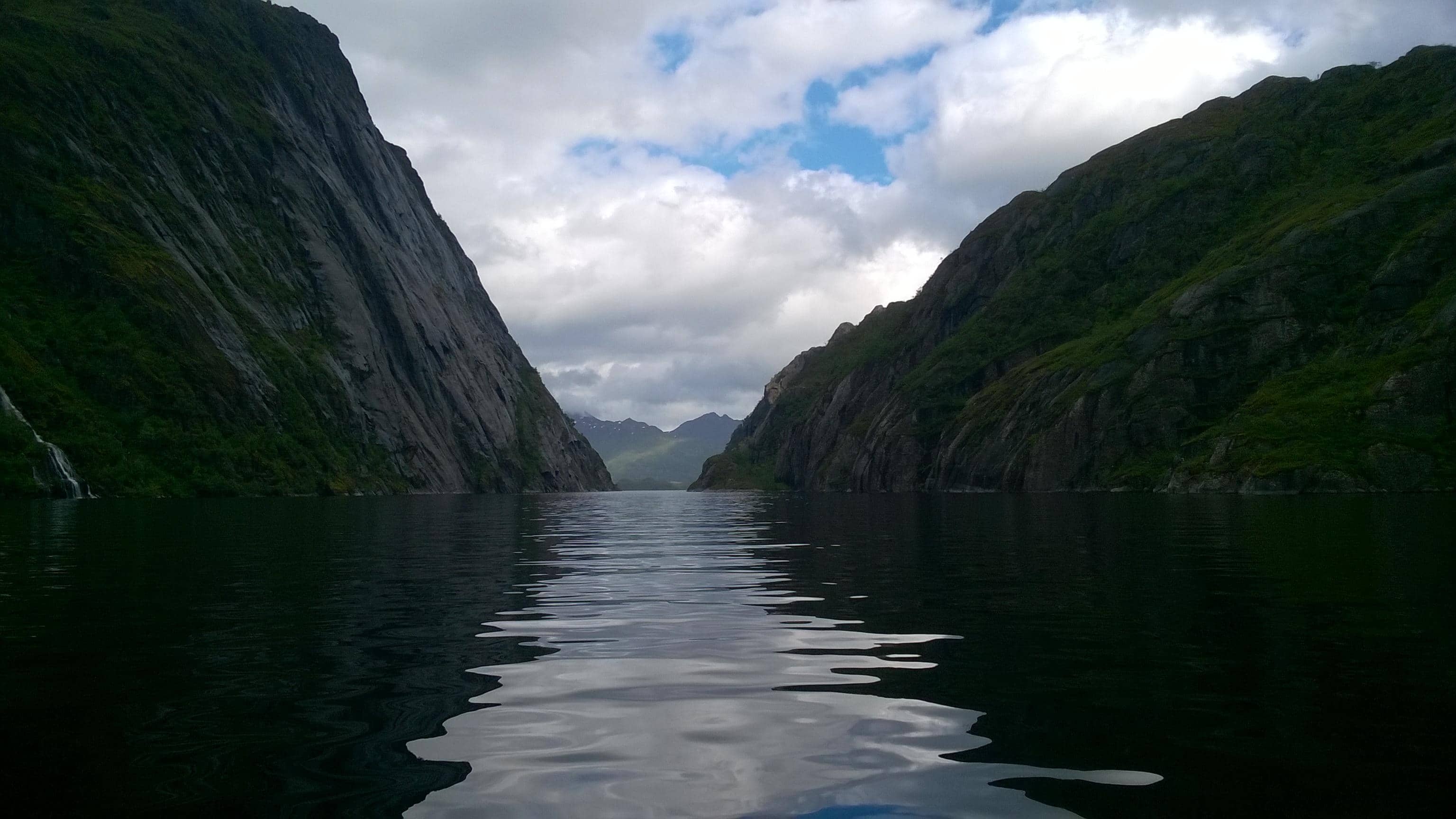 Narrow Fjord Entrance