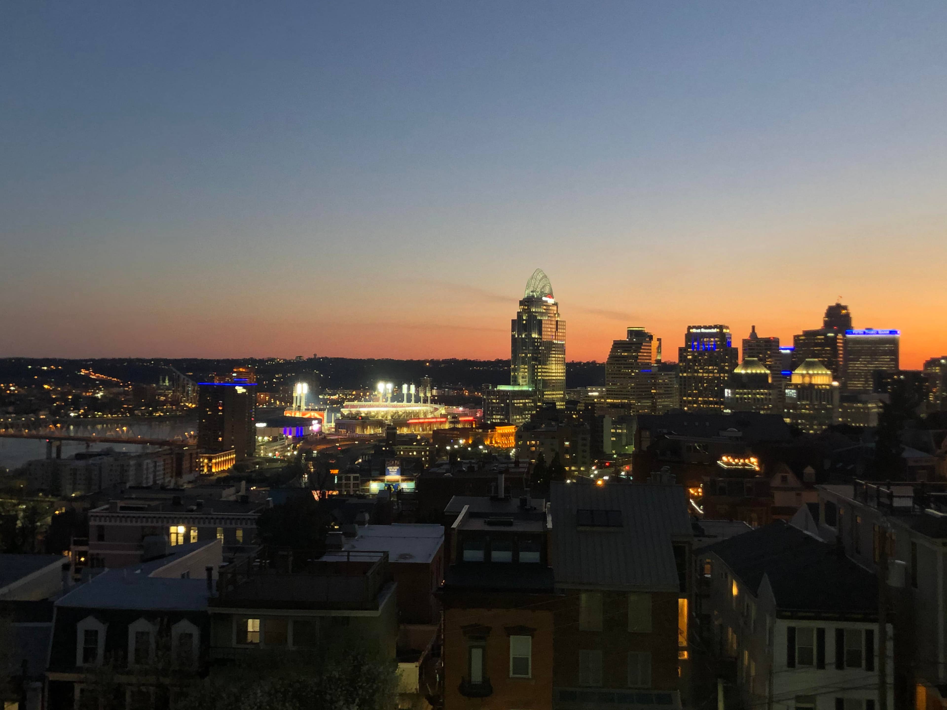 Downtown Cincinnati Panorama