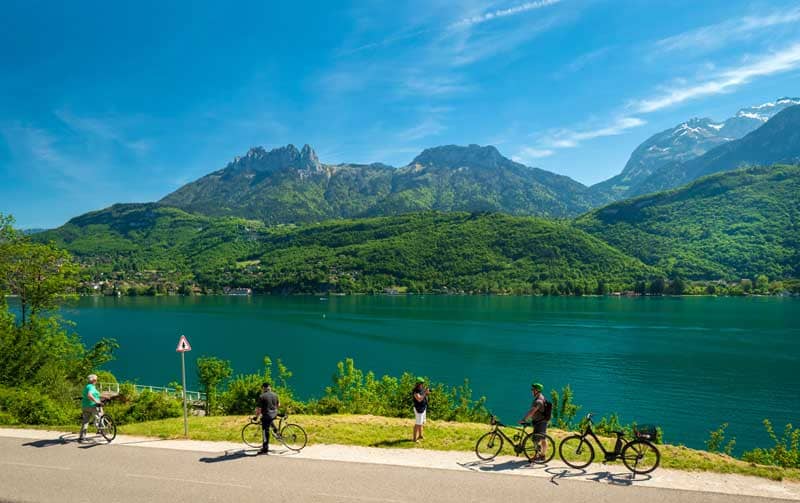 Cycle Path Around Lake Annecy