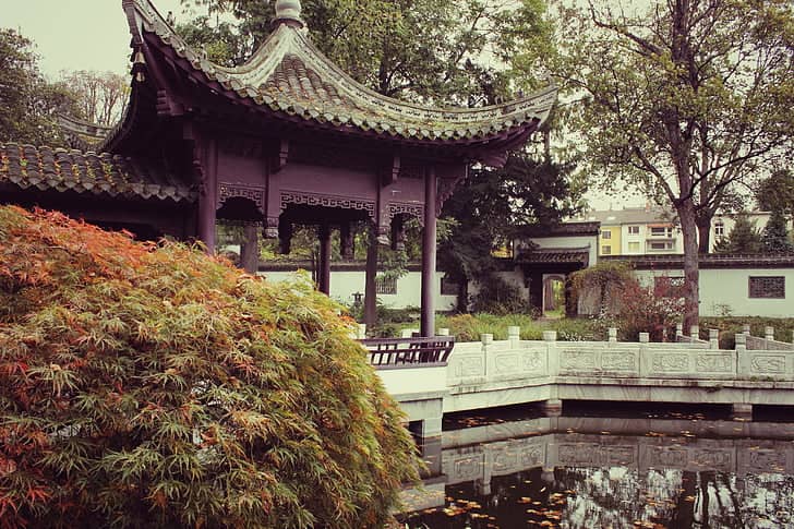 Waterside Pagodas and Bridges