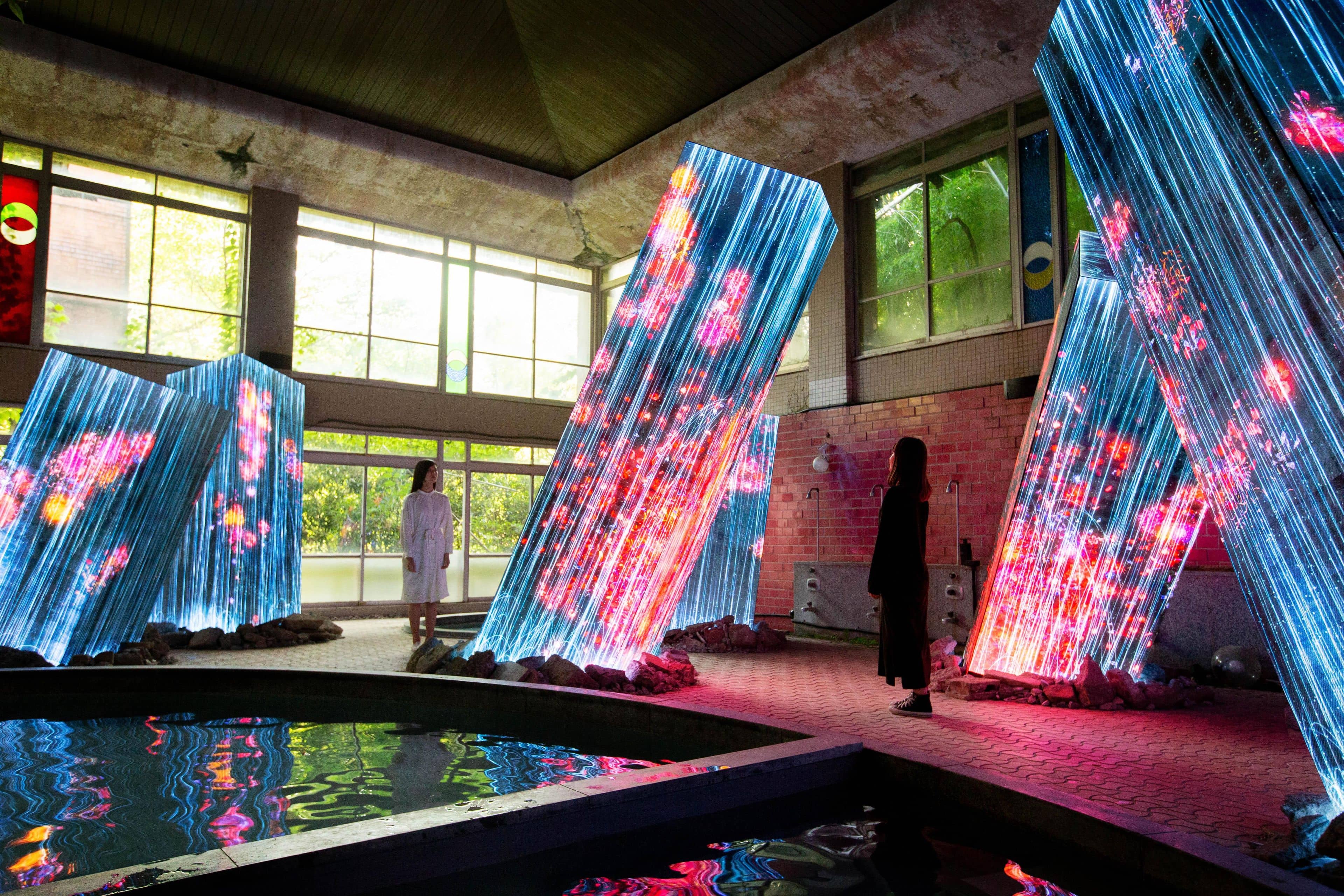 Abandoned Onsen Art Installation