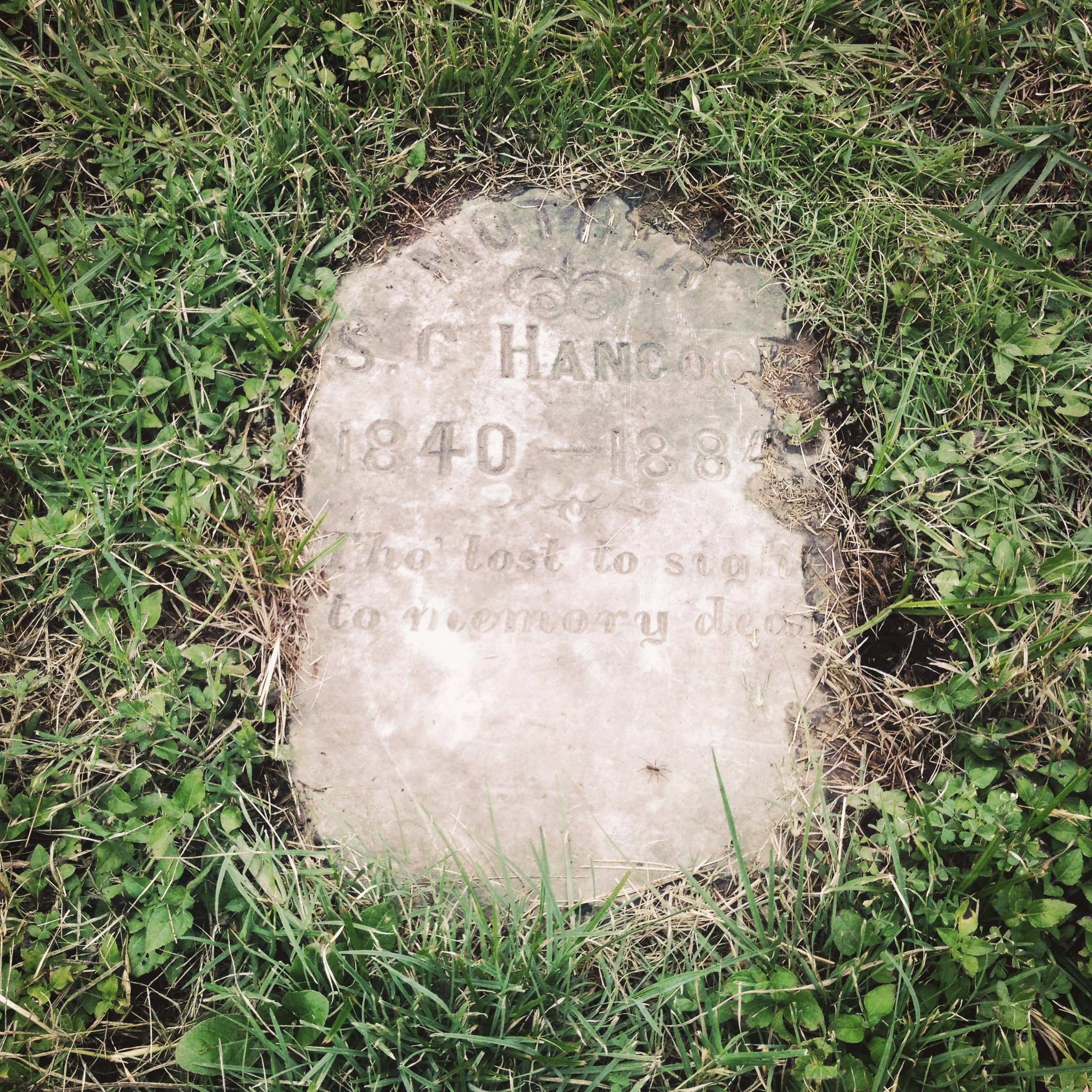 Susan Clementine Hancock's Grave