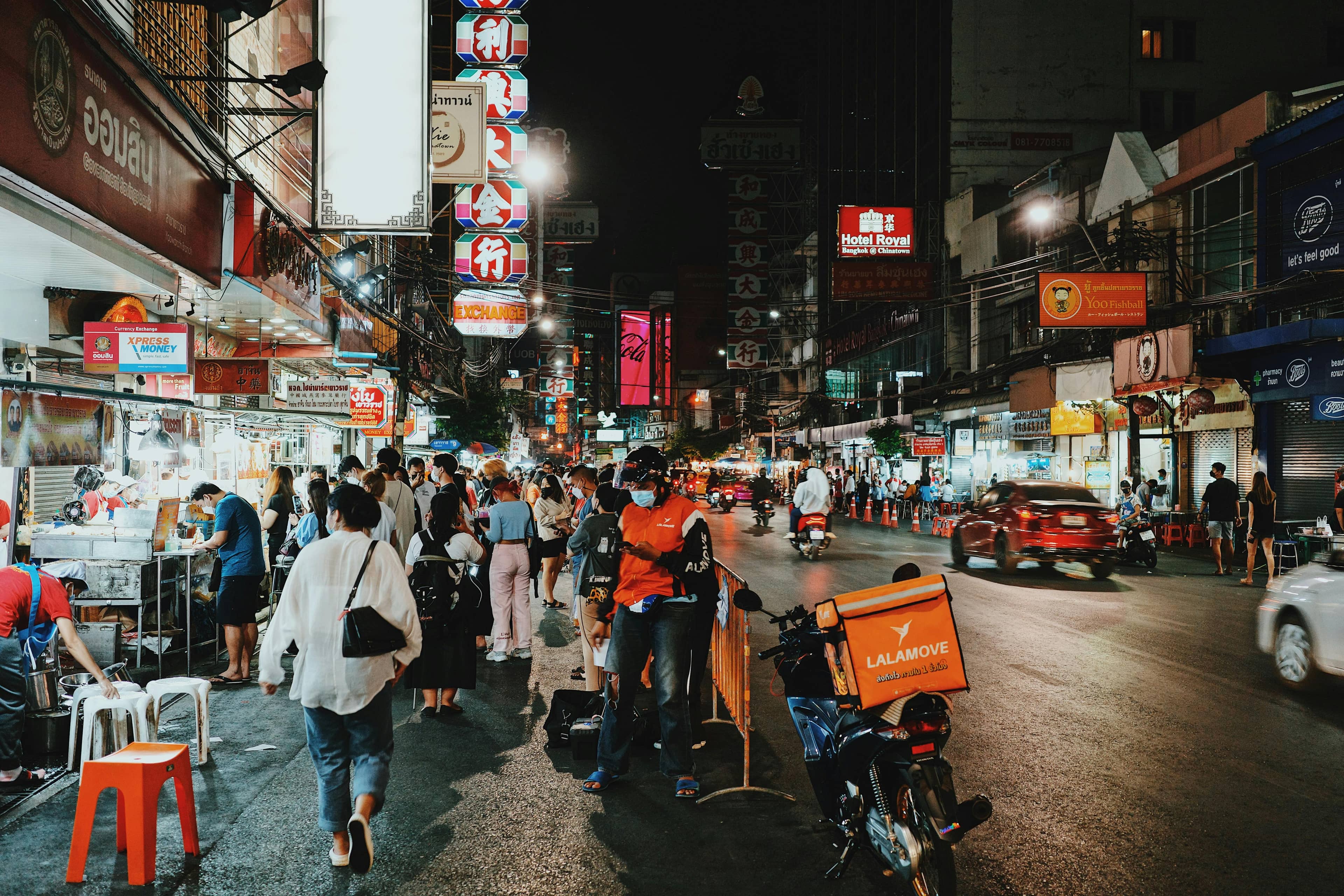 Vibrant Chinatown Atmosphere