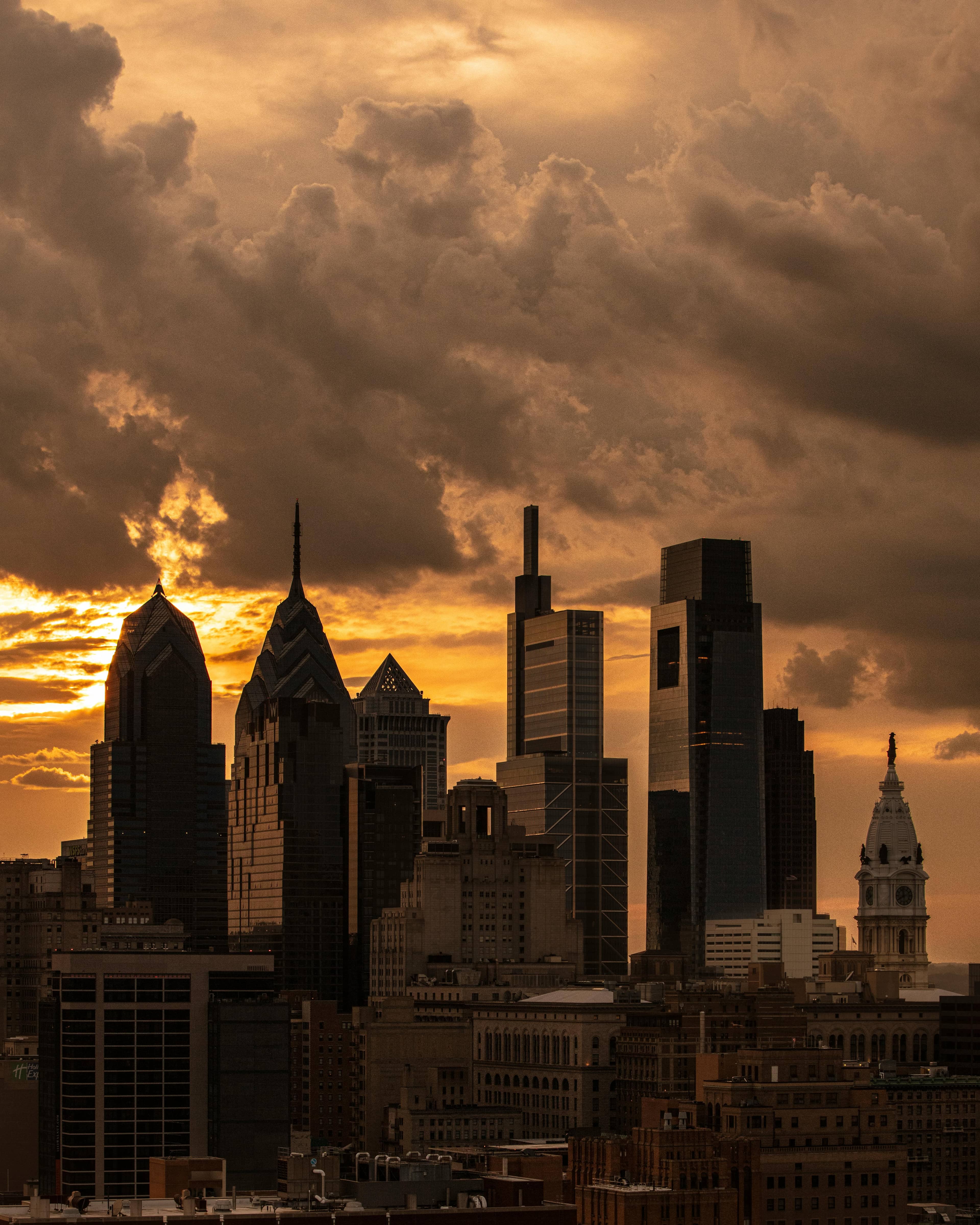 Sunset Cityscape