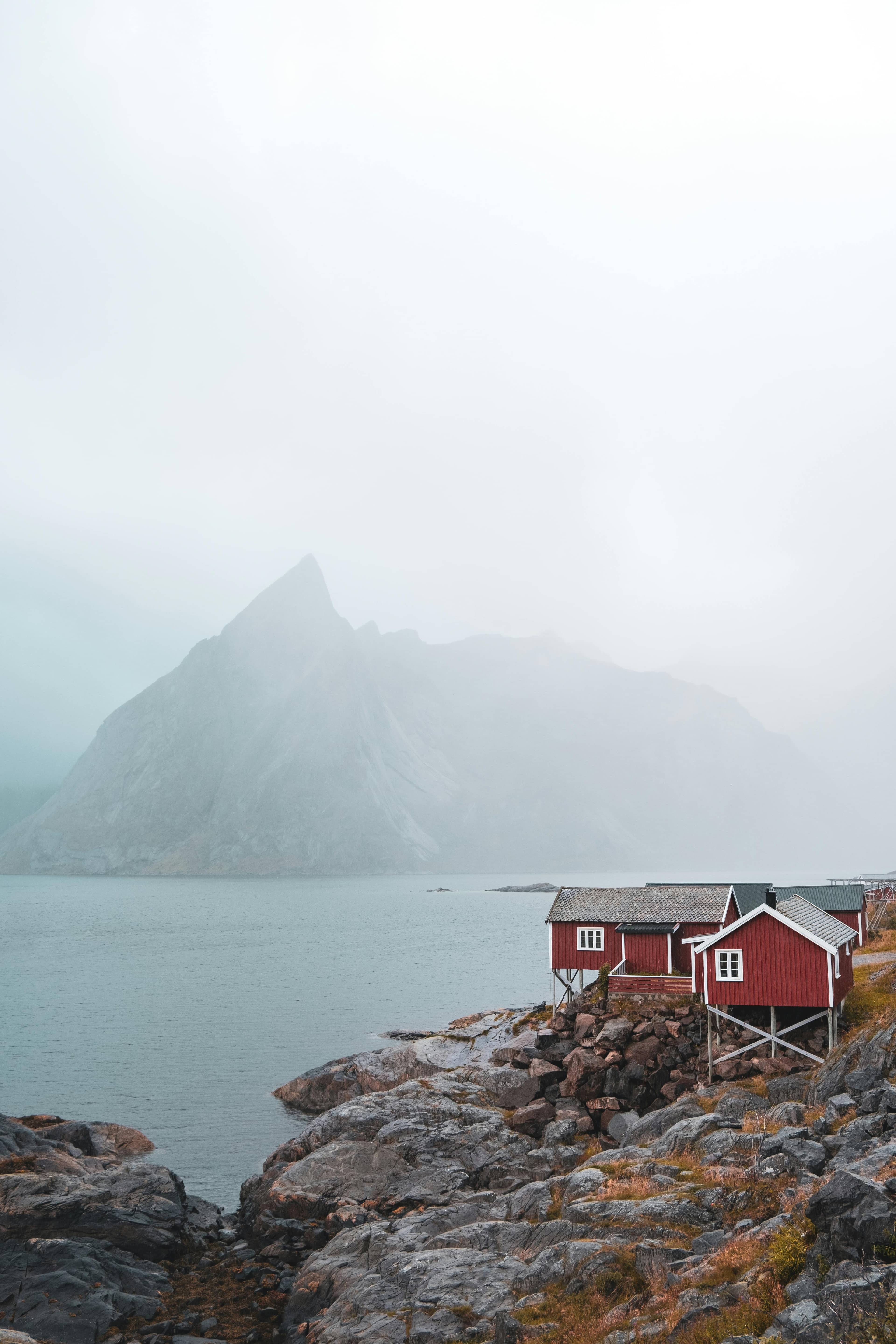 Charming Red Rorbuer Cabins