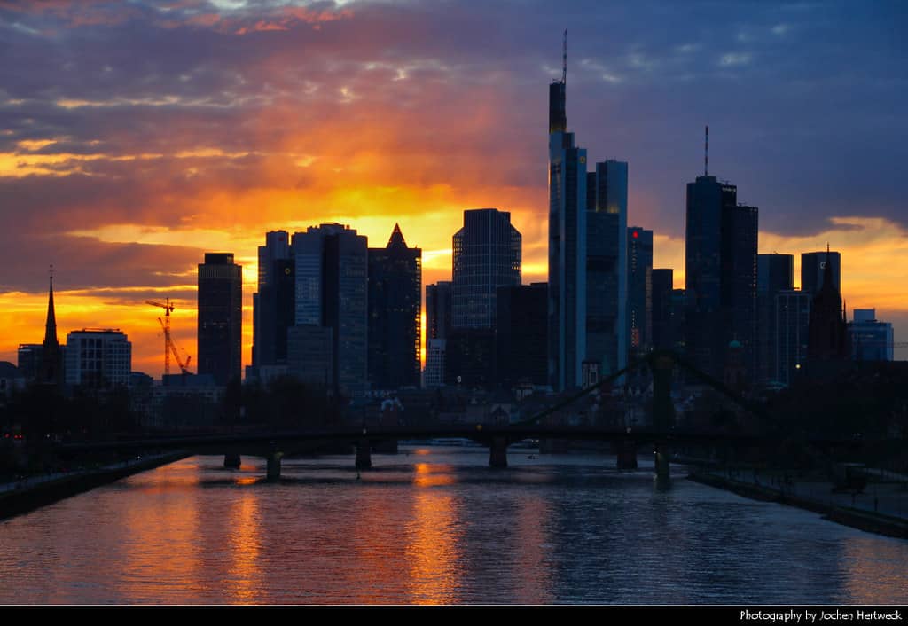 Sunset over the Main River