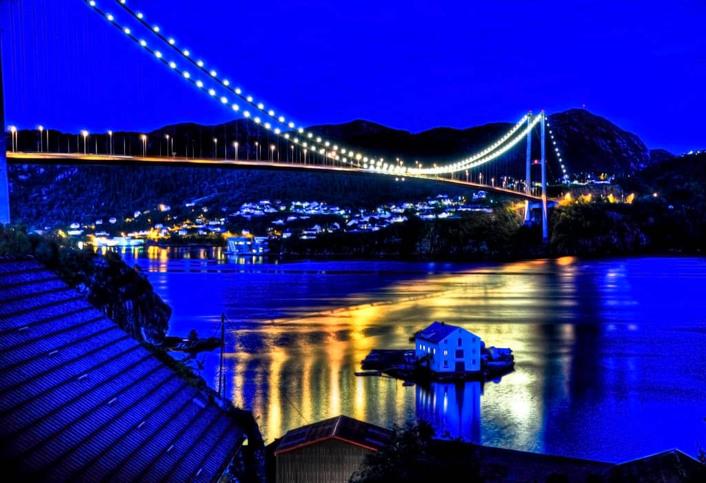 Illuminated Nighttime Ambiance