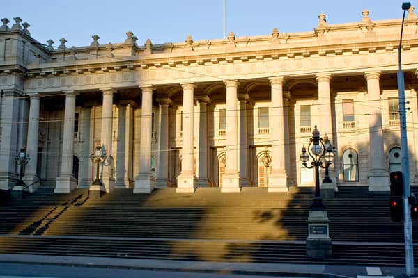 Grand Colonnaded Facade