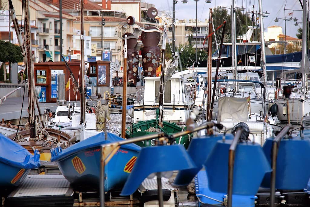 Bustling Port Area