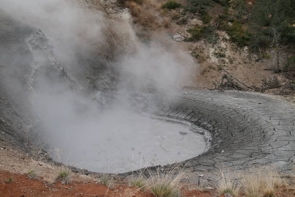 Bubbling Mud Volcano