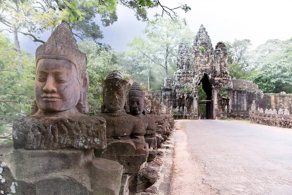 Intricate Stone Faces