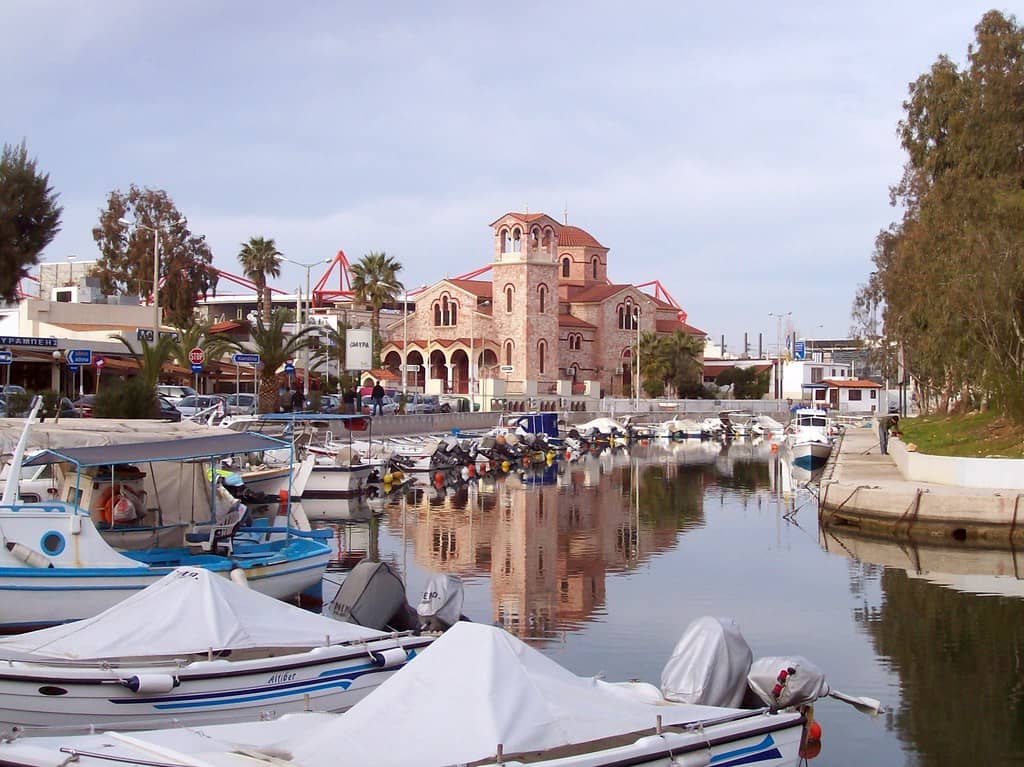 Aegina Town Waterfront