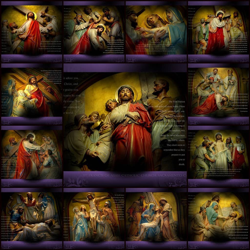 Mosaic Stations of the Cross
