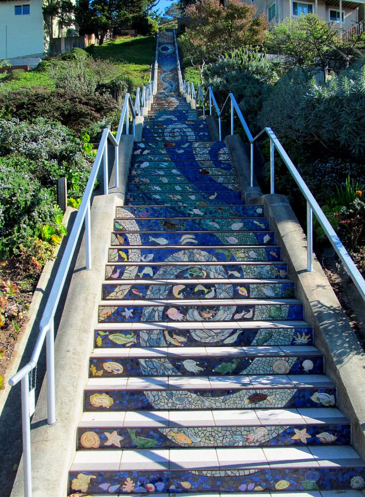 Iconic Tiled Steps