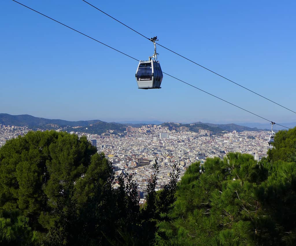 Montjuïc Mountain Arrival