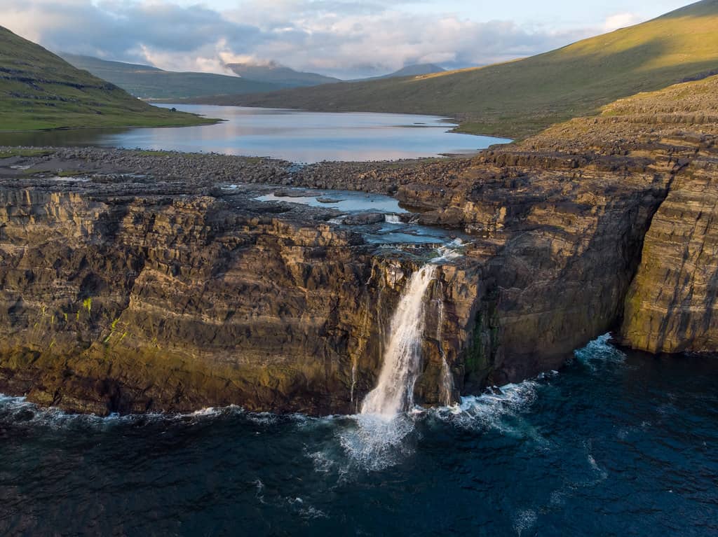Bøsdalafossur Waterfall