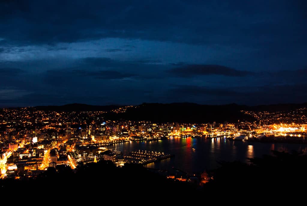 Nighttime City Lights