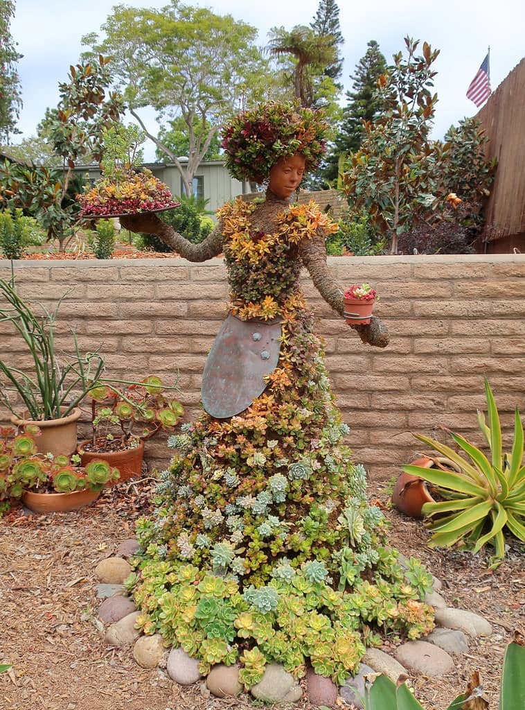 Succulent Statues