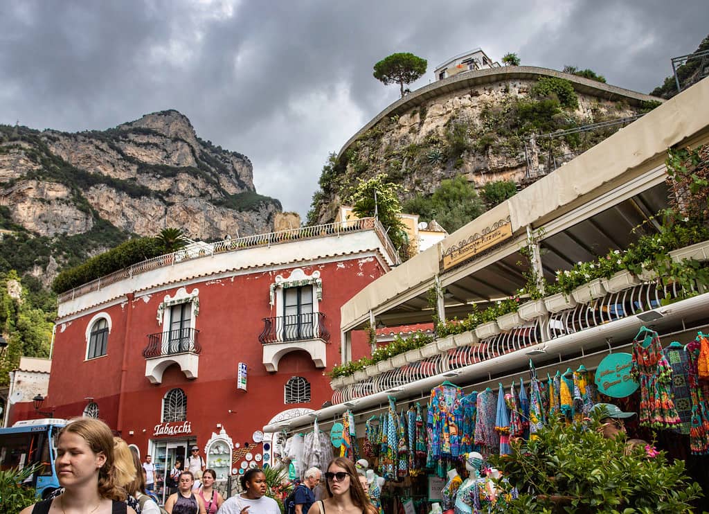 Positano's Piazza dei Mulini