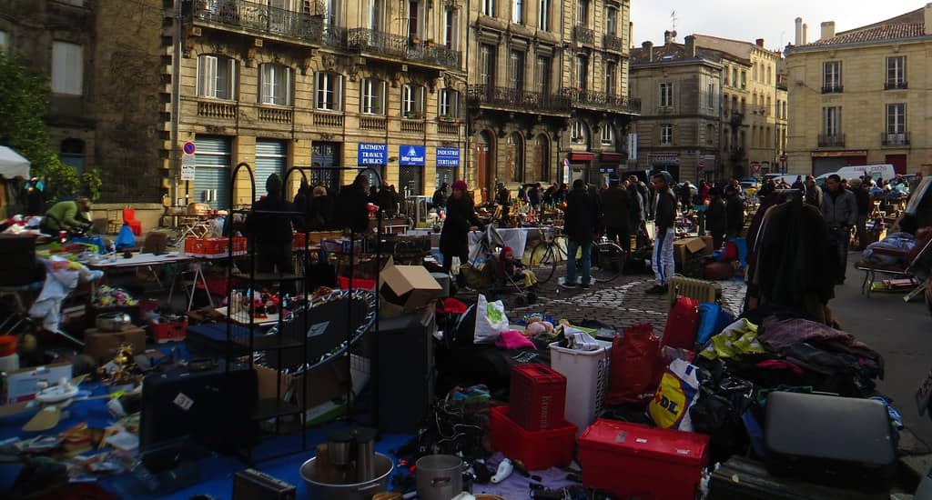 Lively Market Atmosphere
