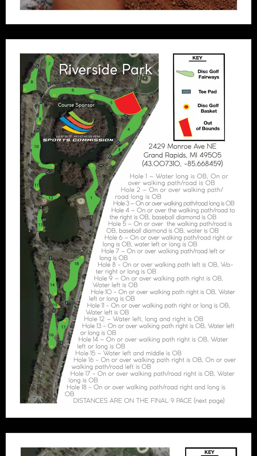Disc Golf Course