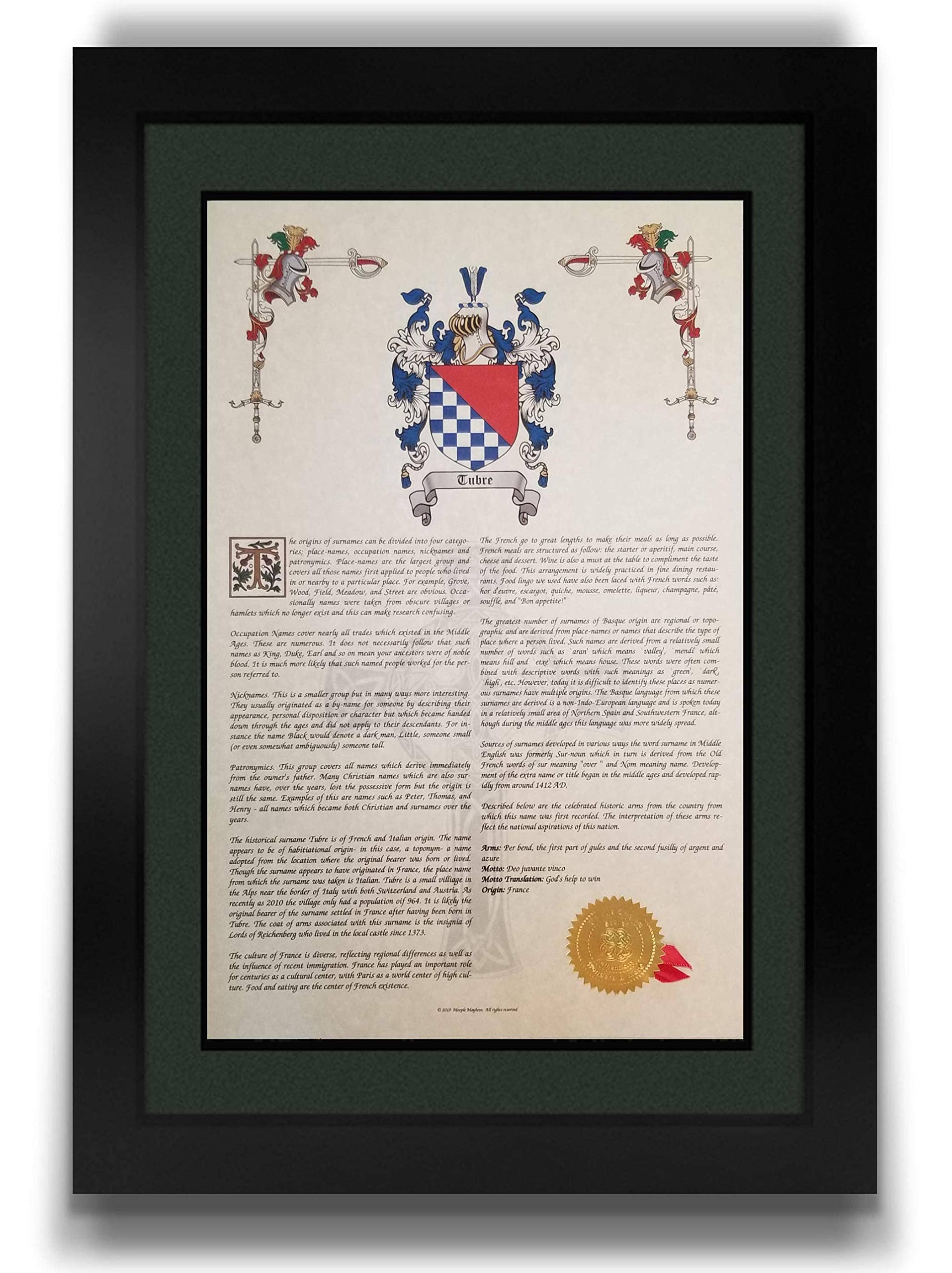 Historic Mesones Family Crest